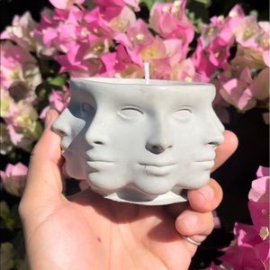 Luxury Hand Made Soy Concrete Candles 6oz